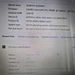 Laptop Lenovo ideapad 300 μεταχειρισμένο με Windows 11, 4GB RAM, 500GB HDD