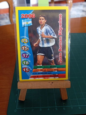Κάρτα ποδοσφαίρου Juan Roman Riquelme World Cup 2006 σαν καινούργιο