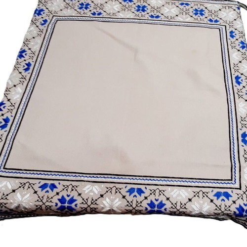 Embroidered Pink Tablecloth with Bulgarian Motifs like new