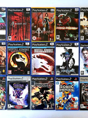 PS2 games used, large collection