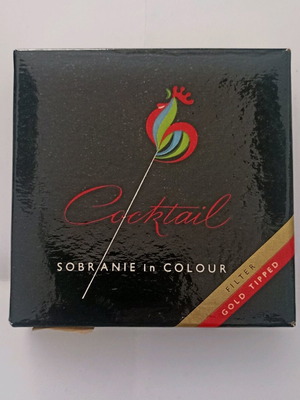 Cocktail Sobranie In Colour cigarette pack used