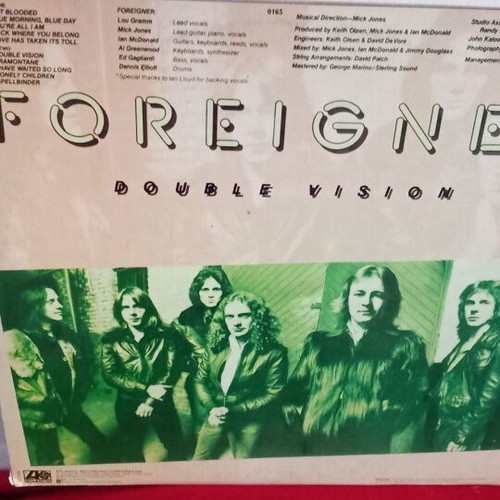 Foreigner Double Vision βινύλιο σαν καινούργιο, rock