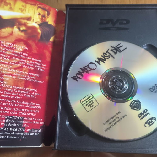 Romeo Must Die DVD like new, action movie with Jet Li and Aaliyah