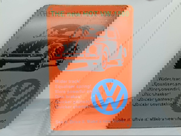 Метална табела VW 30x20 cm
