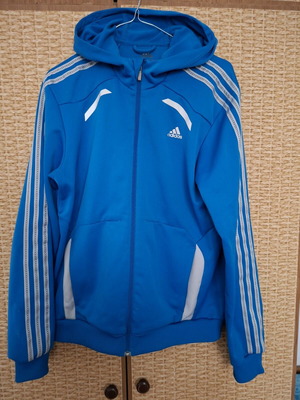 Adidas original jacket used, blue