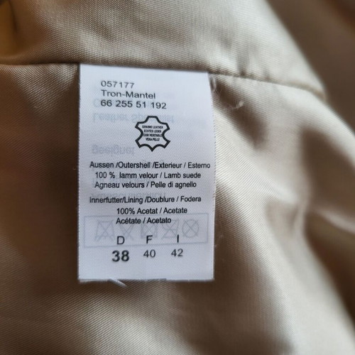 Lamm Velour Airfield women's coat like new, beige