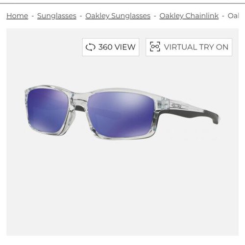 Oakley oo9247-06 women's sunglasses new with violet iridium lenses