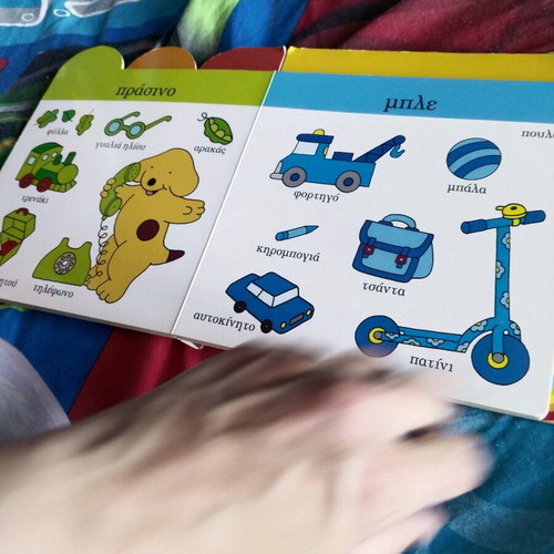 Children's educational book Spot Learns Colors used