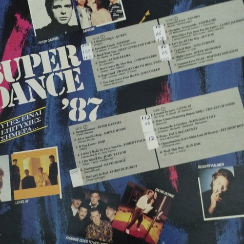 Va Super Dance 87 2Lp gatefold album used, pop