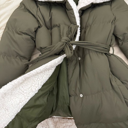 Brave Soul jacket like new with waist belt, warm