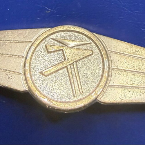 Authentic BW Luftwaffe Activity Badge used, silver tone