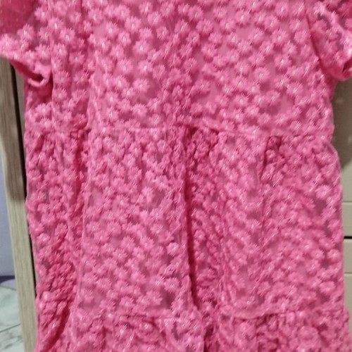 Girls' fuchsia dress like new, 128-134 cm (8-9 years)