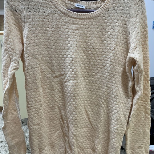 PIMKLE women's knitted sweater like new, beige, size M