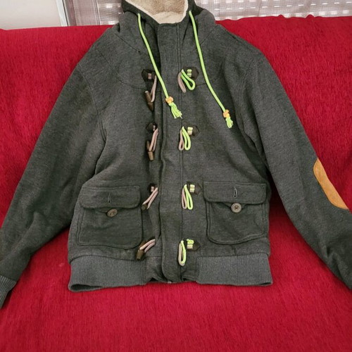 Cardigan used gray, size L