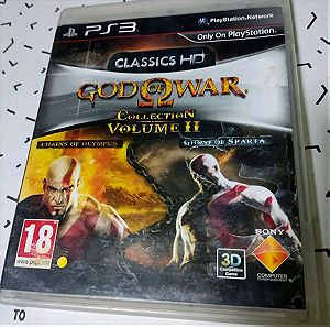 God of war collection II για PS3 με εξώφυλλο σε μέτρια κατάσταση και χωρίς μανουαλ