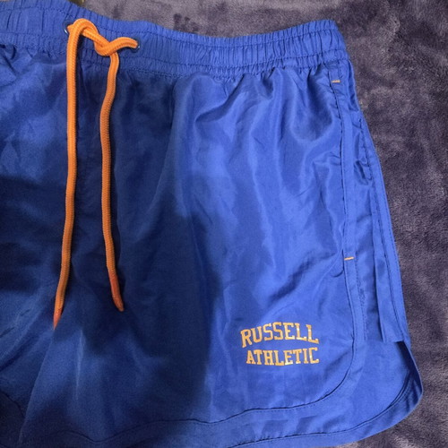 Russell Athletic swim shorts size L, blue
