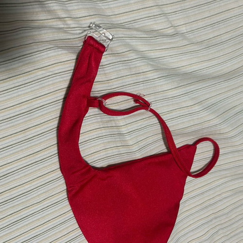 Swimsuit red size M/L, lightly worn