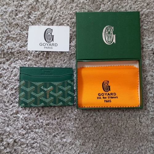 Goyard Cardholder new, green, compact design