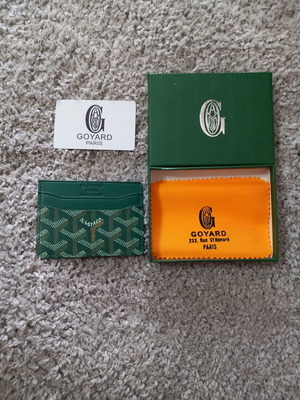 Goyard Cardholder new, green, compact design