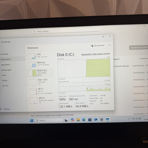 Lenovo ThinkPad T480 laptop with Intel Core i5, 8GB RAM, 128GB SSD