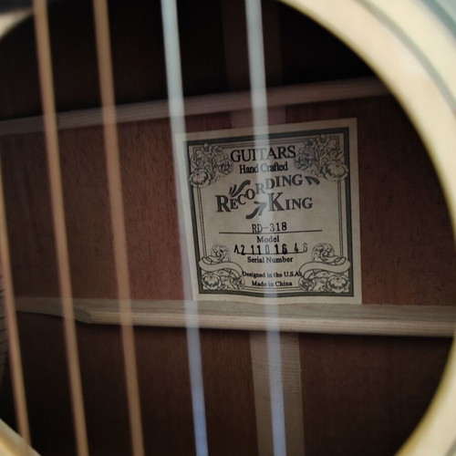 Κιθάρα Recording King RD 318 Adirondack σαν καινούργιο με βαλίτσα
