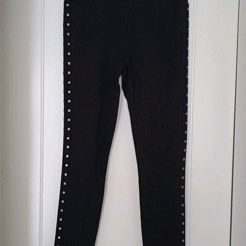 Dizeta S black leggings with studs like new