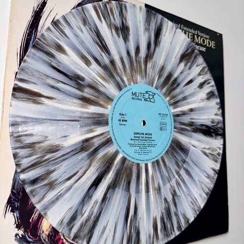 Depeche Mode Shake The Disease Grey Marbled 12" Maxi Single used