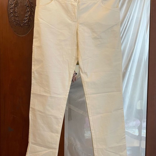 Cristina Effe Haut Couture women's pants new, cotton and elastane