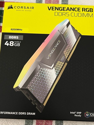 Corsair Vengeance RGB DDR5 CUDIMM 48GB Kit 8200 MT/s new