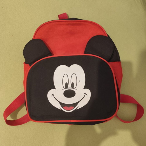 Mickey red preschool backpack used, excellent condition