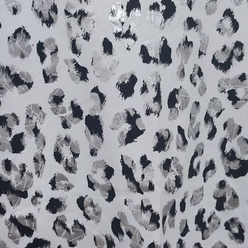 Zara leopard print top with silver details new, sizes S and M