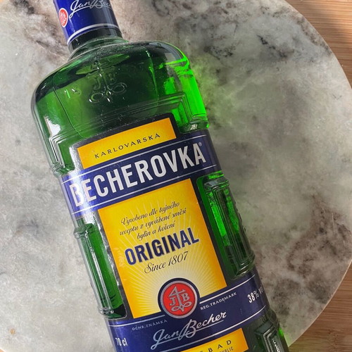 Becherovka Original, the famous Czech liqueur