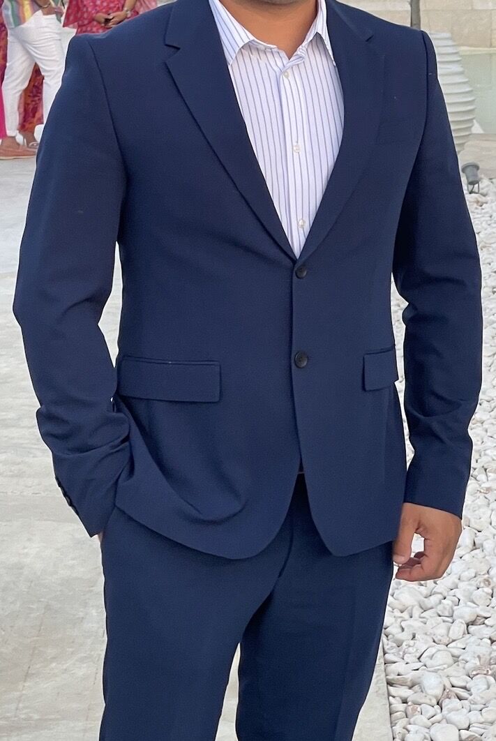 Zara men suit like new, navy blue,… - € 80,00 - Vendora.cy