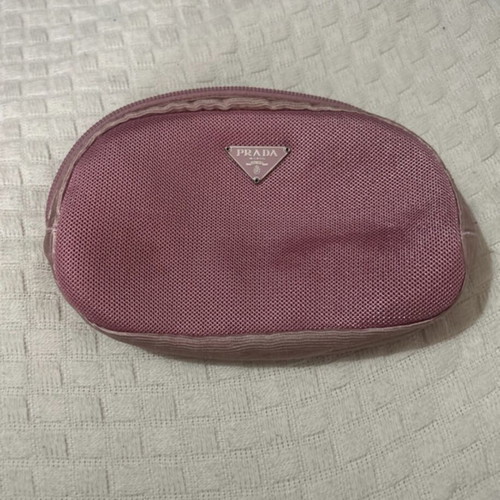 Prada hand bag used, pink, authentic