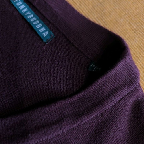 Funky Buddha men's cardigan size L bordeaux like new