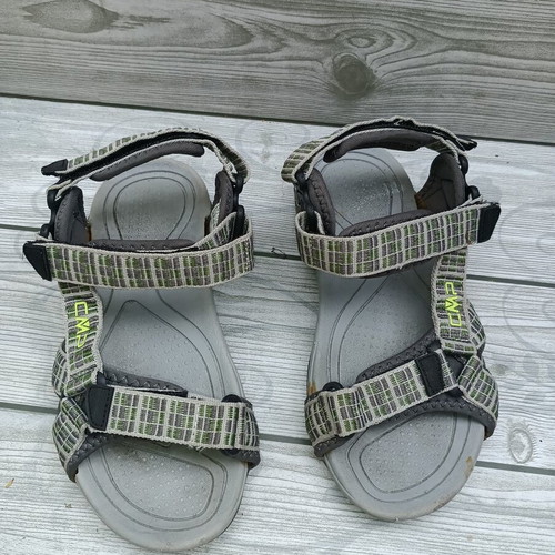CMP sandals size 32 like new, colorful green