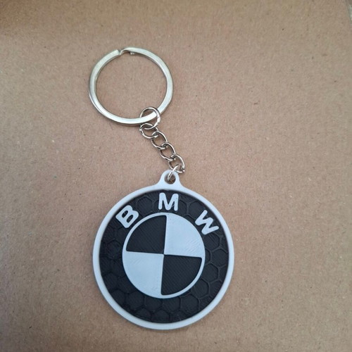 BMW honeycomb keychain new, black