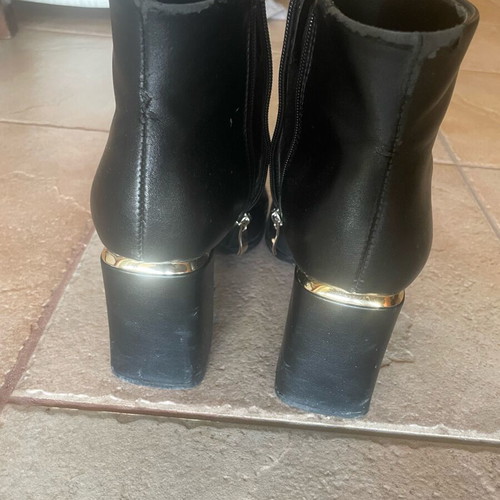 Exe ankle boots used, size 41, black and gold
