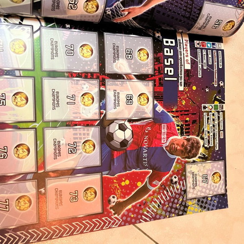 Golden Shop Europe's Champions 2017-2018 Sticker Album new