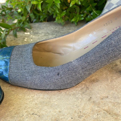Emanuel Ungaro gray pumps used, size 39
