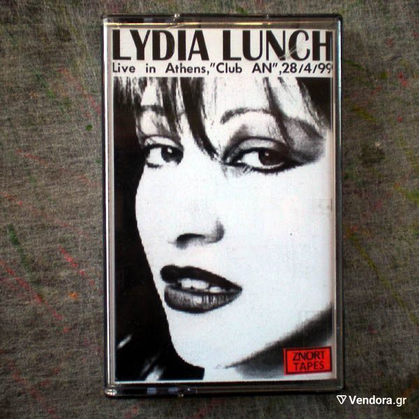  LYDIA LUNCH, Live in Athens, "AN Club" 28/4/99 spania kaseta (C90)