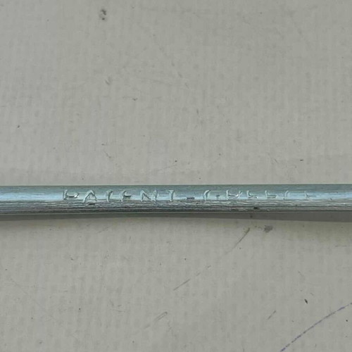 Vintage set of 3 skewers with brass heads 42cm used