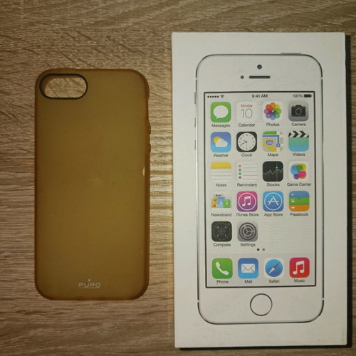 iPhone 5s box used with free case