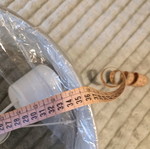 Ceiling light new, large with cables, diameter 36cm