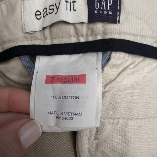 Gap pants for boys 7 years new, beige