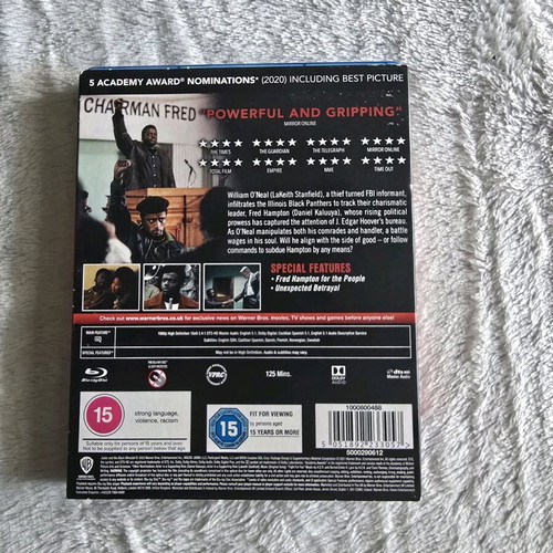 Judas and the Black Messiah Blu-Ray like new with English subtitles