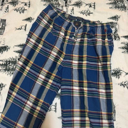Ralph Lauren loungewear pants size L like new, colorful plaid