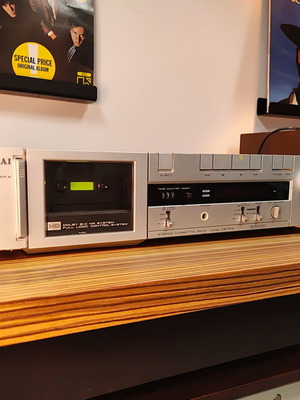 Akai CS-F14 vintage cassette deck used, Dolby B/C, metal tape