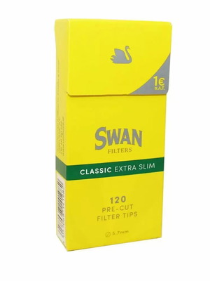 Swan Extra Slim Filters 5.7mm 120 pcs