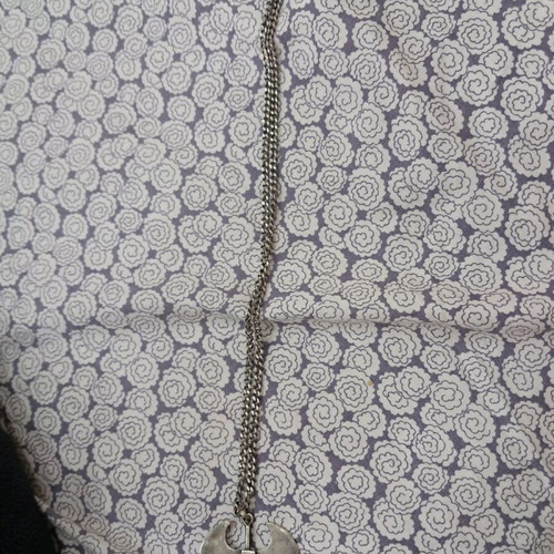 Silver chain with axe like new